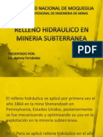 Exposicion de Relleno Hidraulico