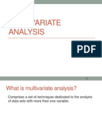 Multivariate Analysis