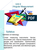 Unit 2 Linear and Angular Measurement