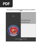 Guía de Desarrollo para Análisis de Software A Partir de La Norma ISO