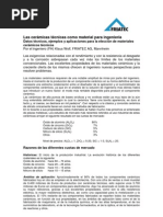 Las Ceramicas Tecnicas Como Material para Ingenieria