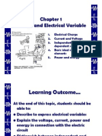 Charge and Electrical Variable