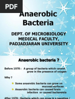 Anaerobic Bacteria: Dept. of Microbiology Medical Faculty, Padjadjaran University