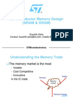 Semiconductor Memory Design (Sram & Dram) : Kaushik Saha