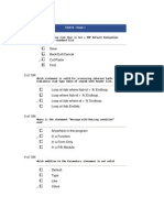 Taw10 Abap Certification Test Part 1