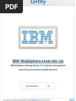 Free IBM 000 183 Practice Test