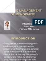 Nursing Management of Menopause