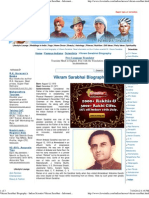 Vikram Sarabhai Biography - Indian Scientist Vikram Sarabhai - Information On Dr. Vikram Sarabhai