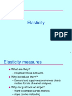 Elasticity of Demand and Supply