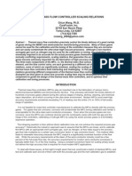 2012 Thermal Mass Flow Controller Scaling Relations