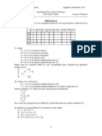 Matemática Elemental Aplicada 2012 Práctica 1