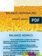 Balance Hidrosalino