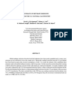 Estimate of Methane Emissions From The U.S. Natural Gas Industry