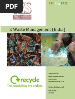 E Waste Management (India) : Prepared by