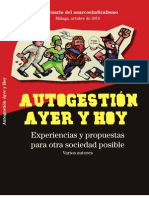 Autogestion Ayer y Hoy - Experiencias y Propuestas para Otra Sociedad Posible