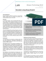 Aircraft Landing Gear Simulation Using Abaqus/Explicit 2010