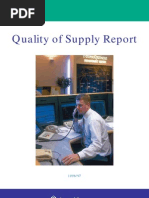 Scottish Power Quality of Supply Report 96-97