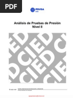 CIED PDVSA - Análisis de Pruebas de Presión, Nivel II