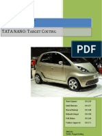 TATA Nano Target Costing 