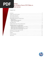 Implementing Microsoft Windows Server 2012 Beta On HP ProLiant Servers