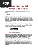 Origen Histórico Del Kevlar y Del Nomex