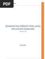 Advanced High Strength Steel (Ahss) Application Guidelines