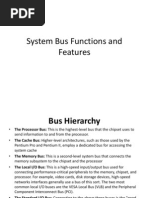 System Bus Functions and Features