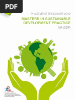 TERI University Masters in Sustainable Development Practice Placement Brochure