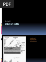 Injections: Id, SQ, Im