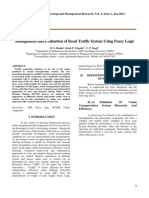 Management and Evaluation of Road Traffic System Using Fuzzy Logic