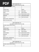 Link Engineering Ltd. Readymix Concrete Dispatch Form