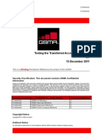 GSM PRD TD.41 v4.1 Testing The Transferred Account Procedure