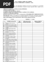 Acta de Compromiso Académico 8°