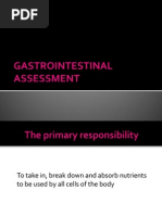 Gastrointestinal Assessment