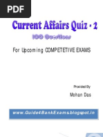 Current Affairs Quiz 2 - Guide4BankExams