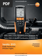 Testo 310 Manual Testo 320 Testo 310 Guide