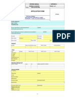 CREW FORM 01 Application Form