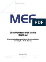 Synch in Packet Network