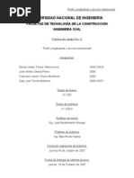 Topografía Practica 3 Perfil Longitudinal