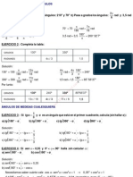 Ejercicios - Resueltos Funciones y Fómulas Trigonométricas