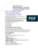 Manual de Procedimiento para La Preservacion y Conservacion Del Lugar Del Hecho