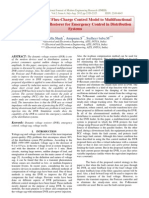 Implementation of Flux-Charge Control Model To Multifunctional Dynamic Voltage Restorer For Emergency Control in Distribution Systems