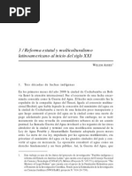 Assies Willem Reforma Estatal y Multiculturalismo Latinoamericano Al Inicio Del Siglo XXI