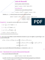 Ecuaciones Diferenciales de Bernoulli