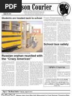 Bison Courier, August 30, 2012