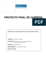 Proyecto Final de Carrera: TÍTULO: Diseño e Implementación de Un Visualizador Tipo Led Rotativo