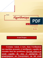 Cours Algorithmique Étudiant