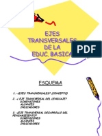 Ejes Transversales de La Educación Básica