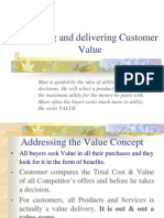 Creating and Delivering Value