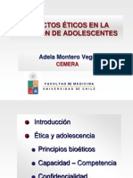 Aspectos Éticos en La Atención de Adolescente en Salud Sexual y Reproductiva